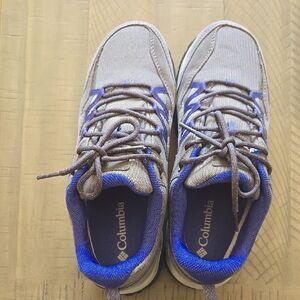Columbia Women's Hiking Shoes - Gray and Purple